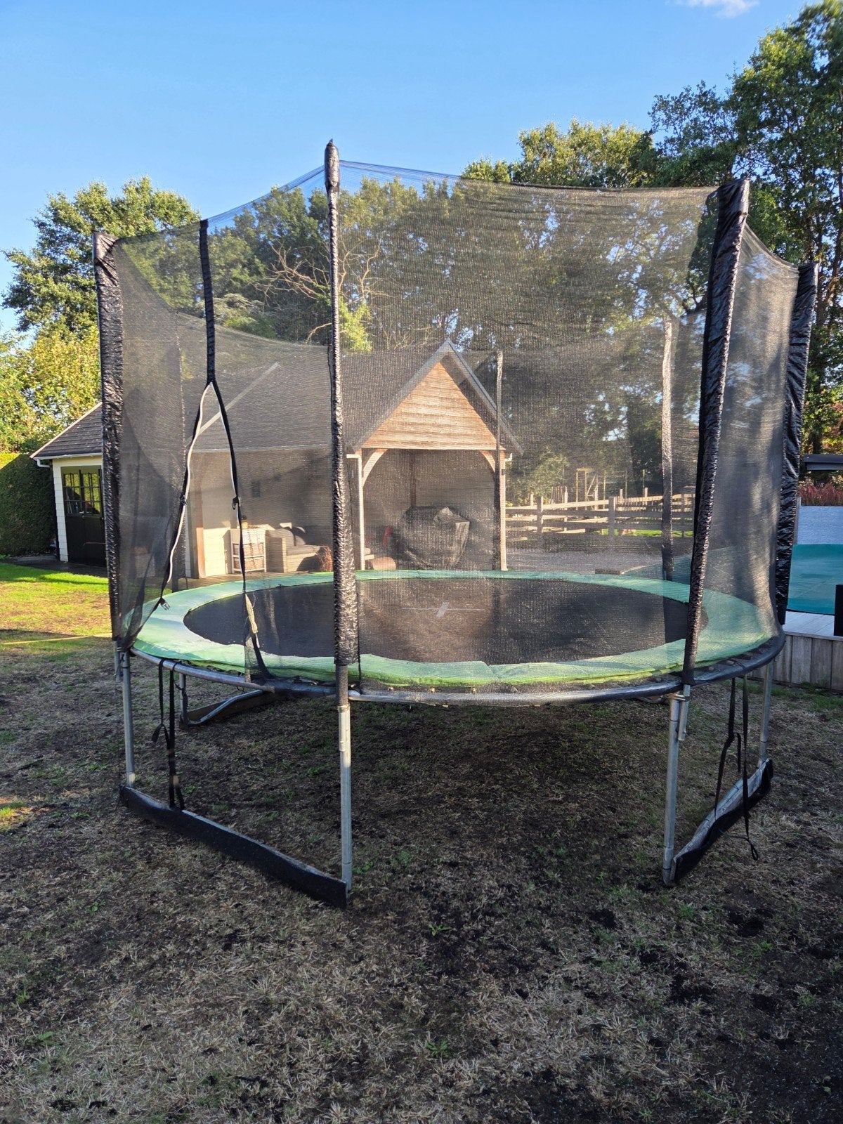 Trampoline 366 cm, Ophalen, Gebruikt