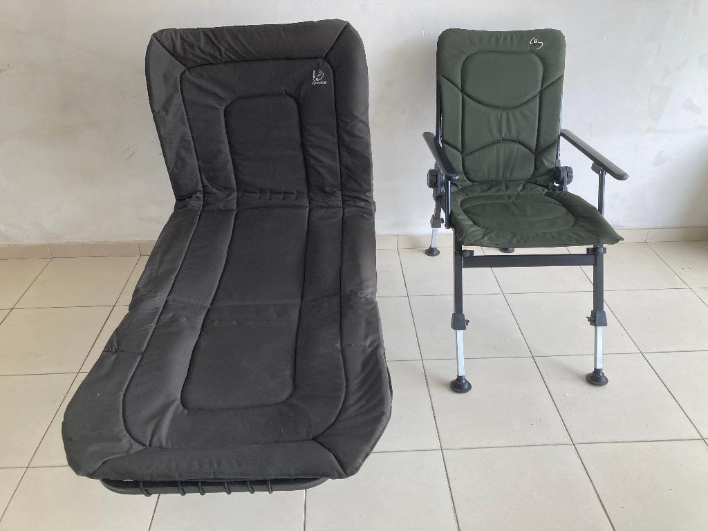 Bedchair en karper stoel, Enlèvement, Neuf, Ensemble complet