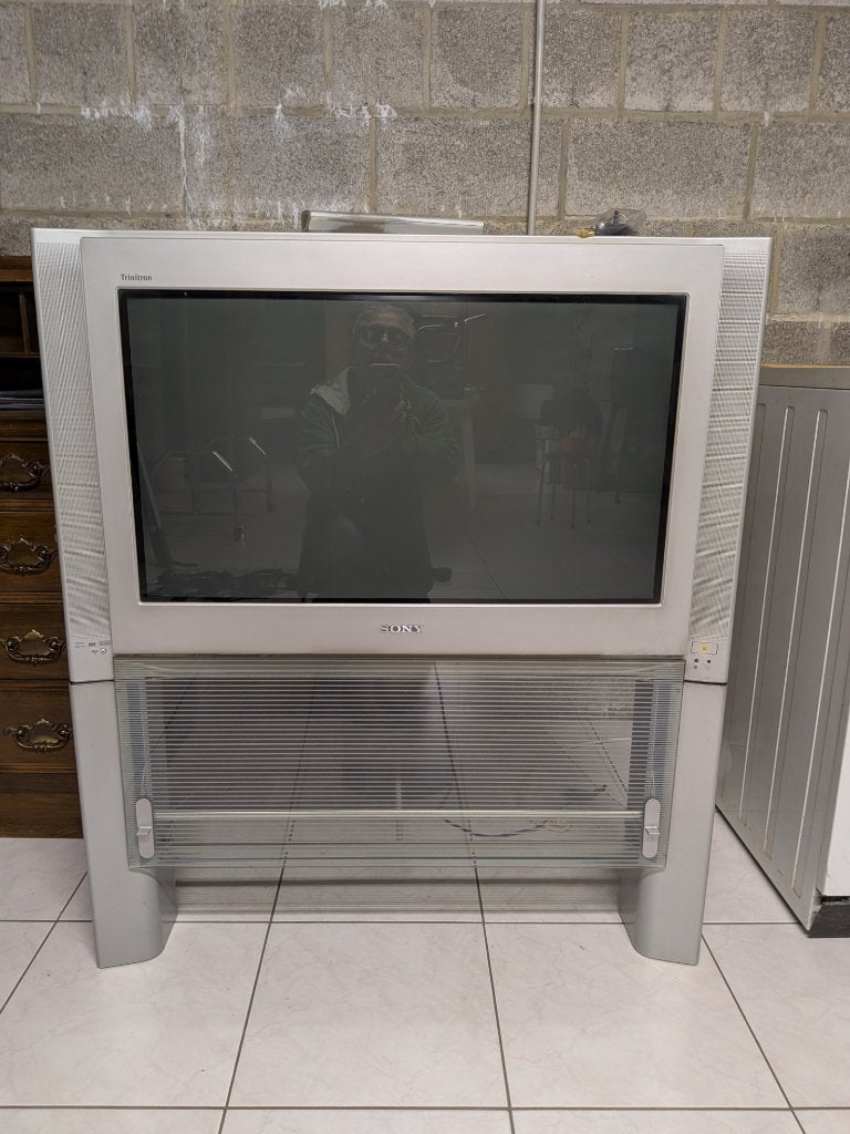 TV Sony Trinitron 32" + Meuble d’origine (Retrogaming), Enlèvement, Utilisé, 80 à 100 cm, Sony