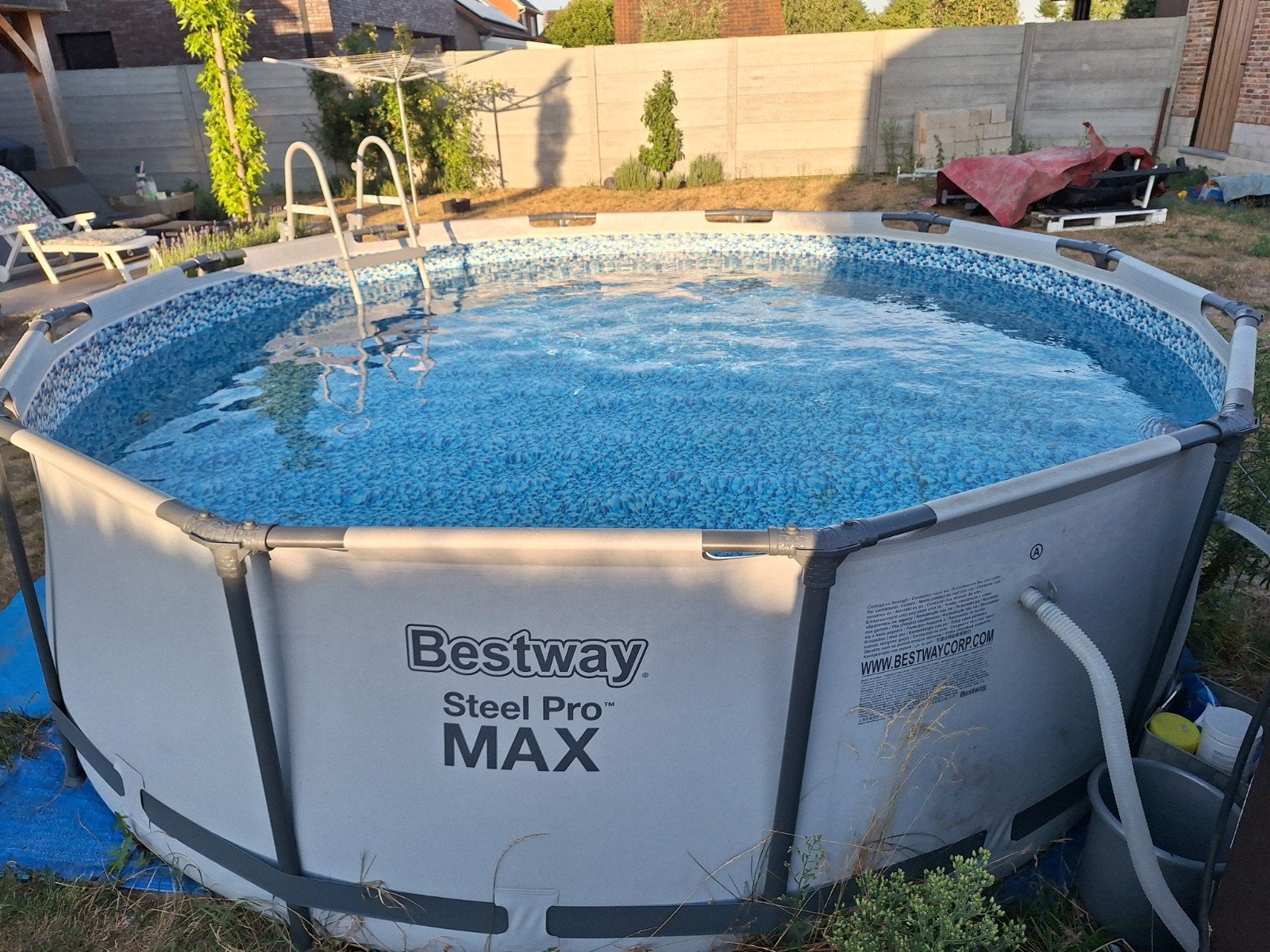 COMPLETE ZWEMBADSET – BESTWAY STEEL PRO MAX 3,66 m, Tuin en Terras, Ophalen of Verzenden
