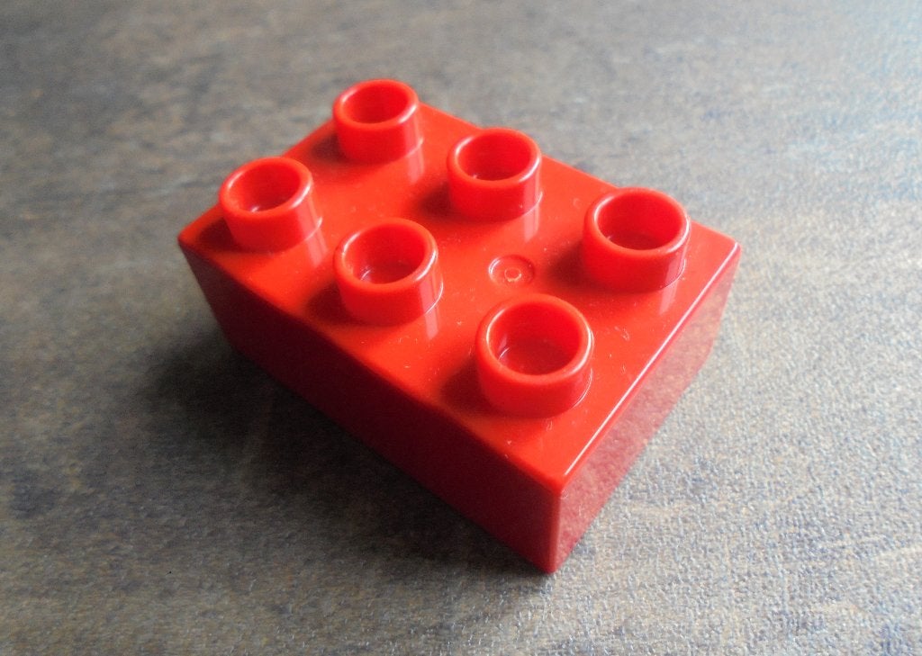 Lego Duplo Brick 2x3 (zie foto's) 28, Ophalen of Verzenden, Gebruikt, Losse stenen, Duplo