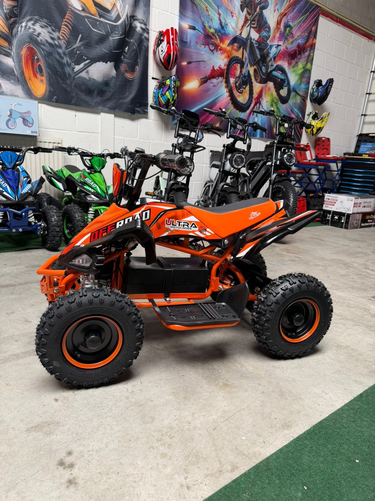 Ultra Motocross quad Orange pour enfants 1000W 36V, Enlèvement ou Envoi, Neuf