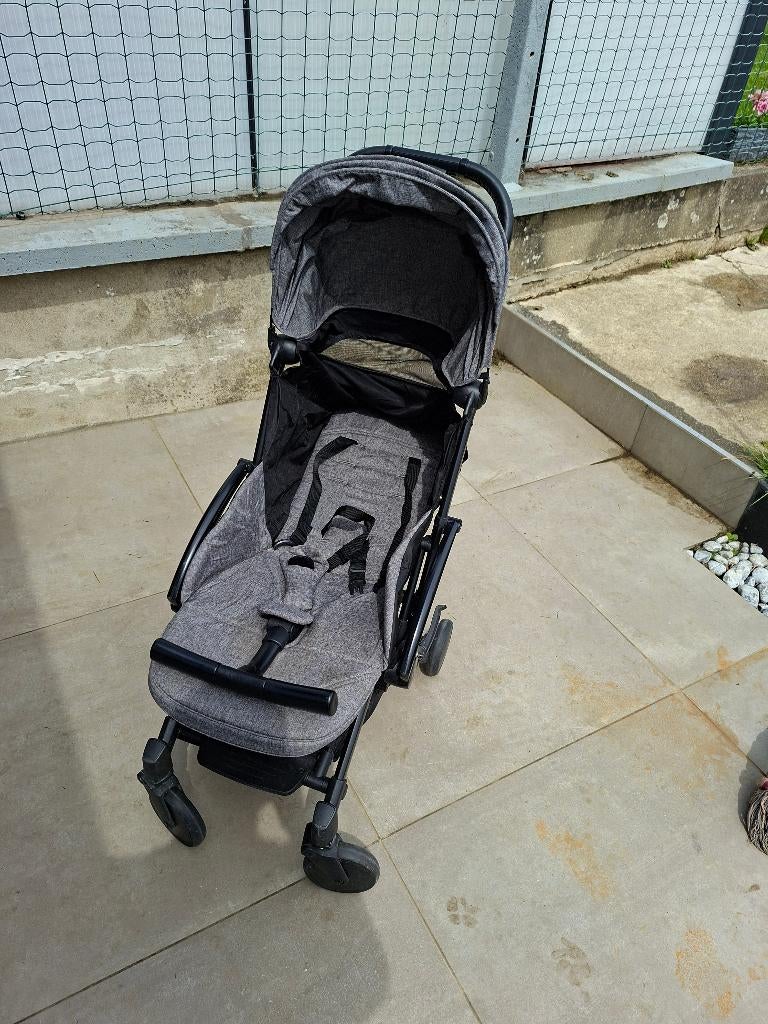Poussette Pericles grise + housse pluie + sac – Bon état, Kinderen en Baby's, Kinderwagens en Combinaties, Gebruikt, Kinderwagen