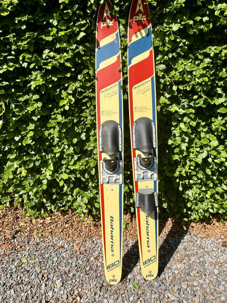 Decoratieve waterski’s. Vontage Pilz Bahama Duo, Ophalen, Gebruikt, 160 cm of meer, Waterski's