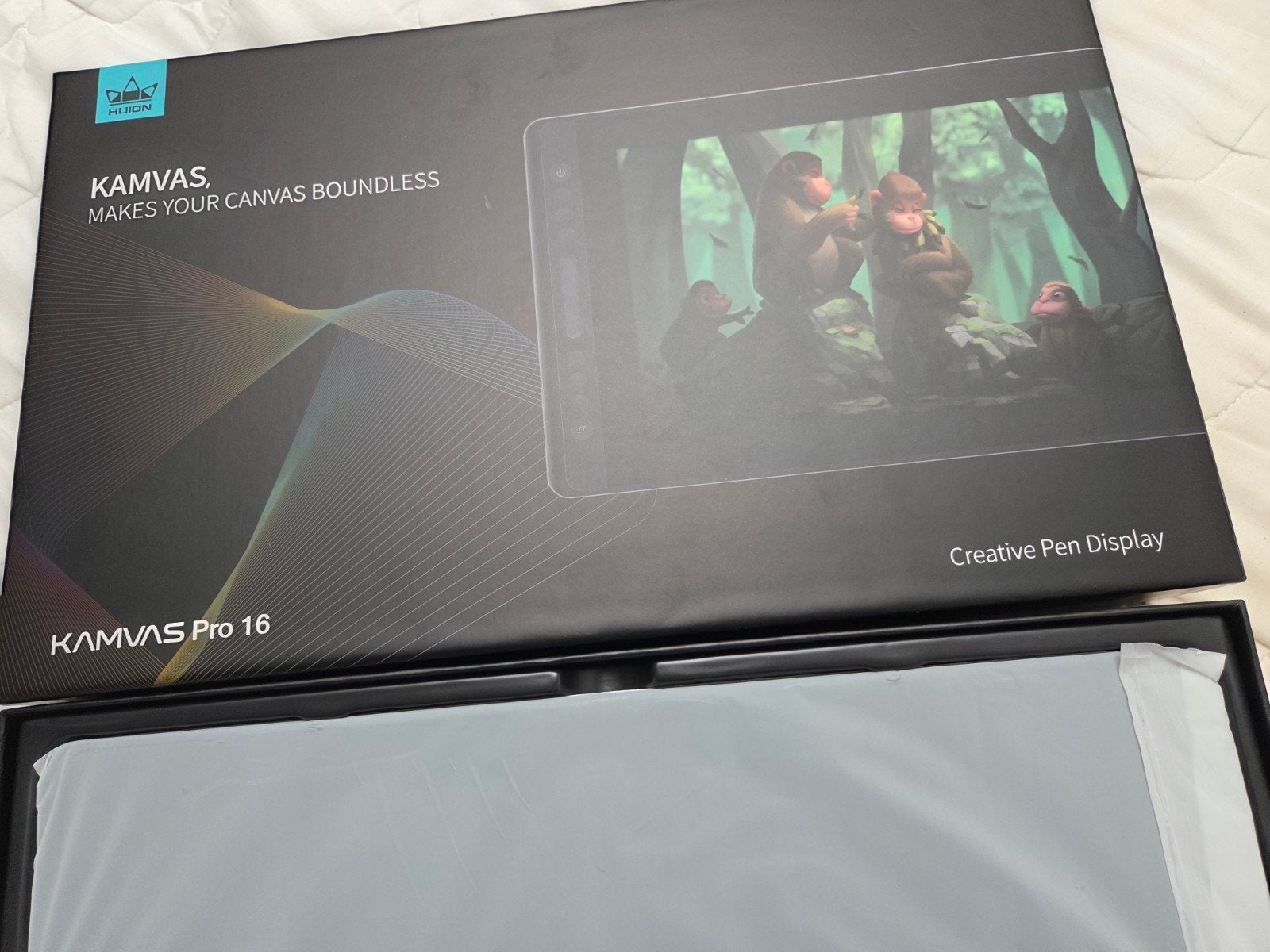 Tablette graphique HUION KAMVAS Pro 16, Informatique & Logiciels, Enlèvement ou Envoi, Comme neuf, Huion