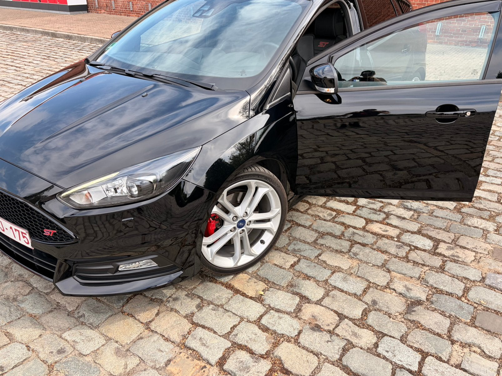 2017 Ford Focus ST 2.0, Auto's, Focus, Zwart, Zwart, 5 deurs