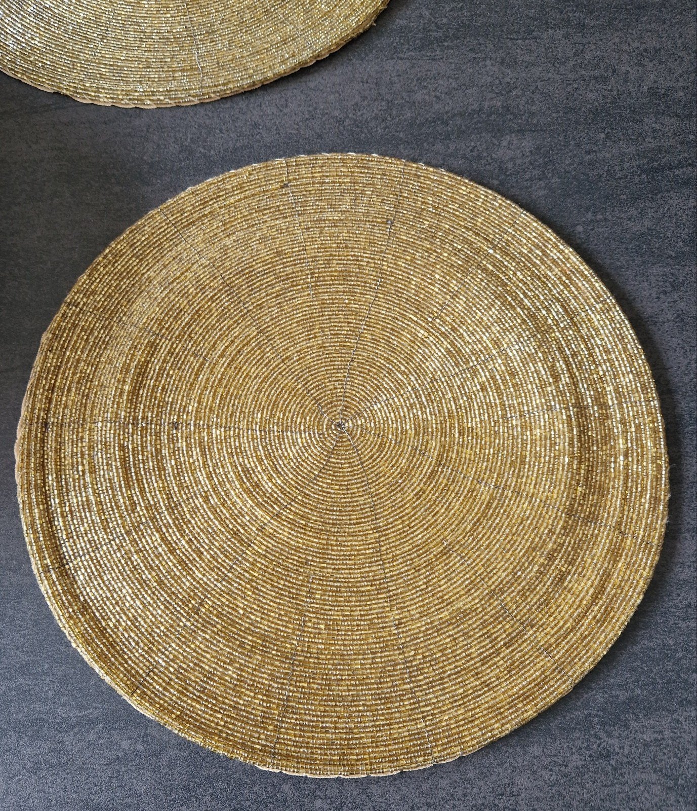 Goudkleurige placemats / onderleggers, Ophalen, Placemat