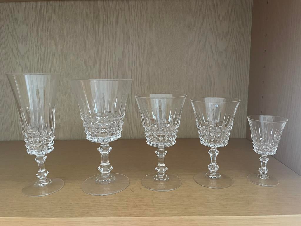 Glasservies Cristal d’Arques, Enlèvement, Utilisé