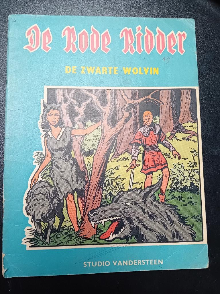 Rode Ridder nr 15 De Zwarte Wolvin,  eerste druk?, Enlèvement