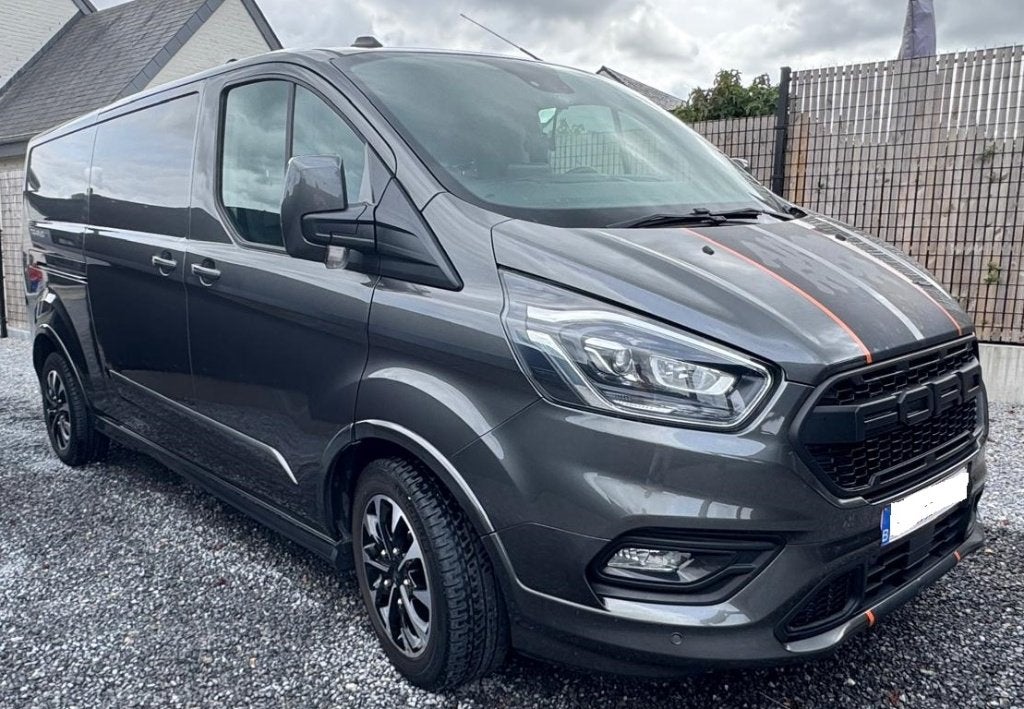 Ford transit Custum sport  2.0TDCI  L2H1, Autos, Ford, Cuir, Argent ou Gris, Achat, Capteur de stationnement