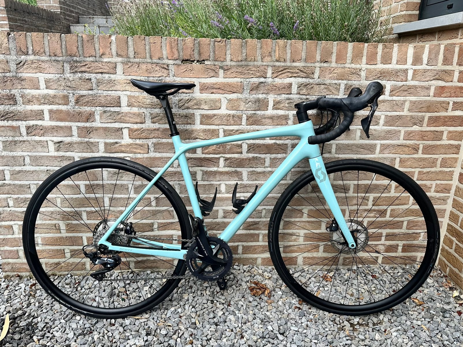 Carbon Dames Racefiets Scott Contessa Addict, Fietsen en Brommers, 28 inch, Gebruikt, Carbon, 49 tot 53 cm