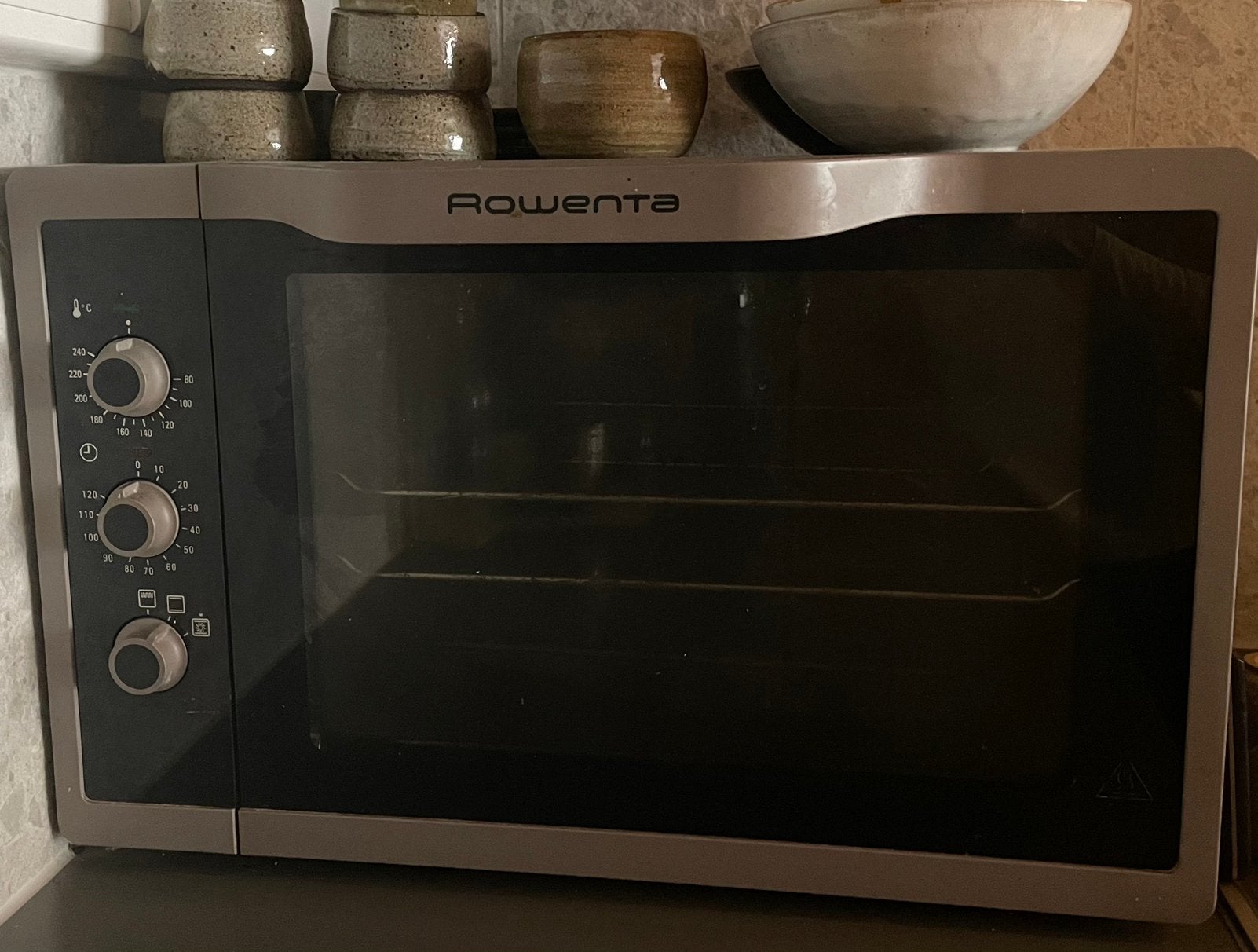 Heteluchtoven Rowenta vrijstaand, Ophalen, Minder dan 45 cm, Gebruikt, Oven