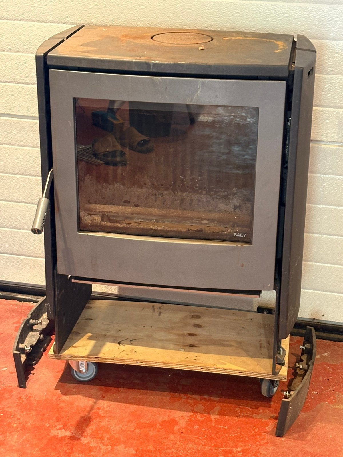Saey scope xl, Ophalen, Gebruikt, Houtkachel, Vrijstaand