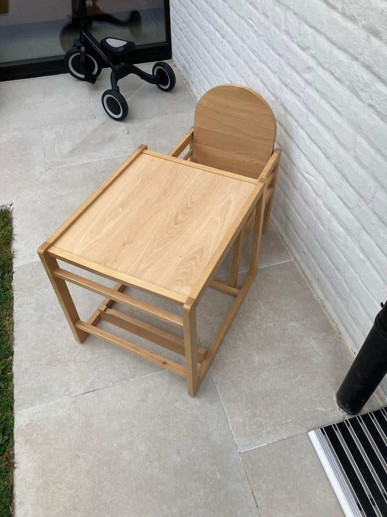 Houten Tafeltje en Stoel, Kinderen en Baby's, Kinderkamer | Tafels en Stoelen, Ophalen, Gebruikt, Tafel(s) en Stoel(en)