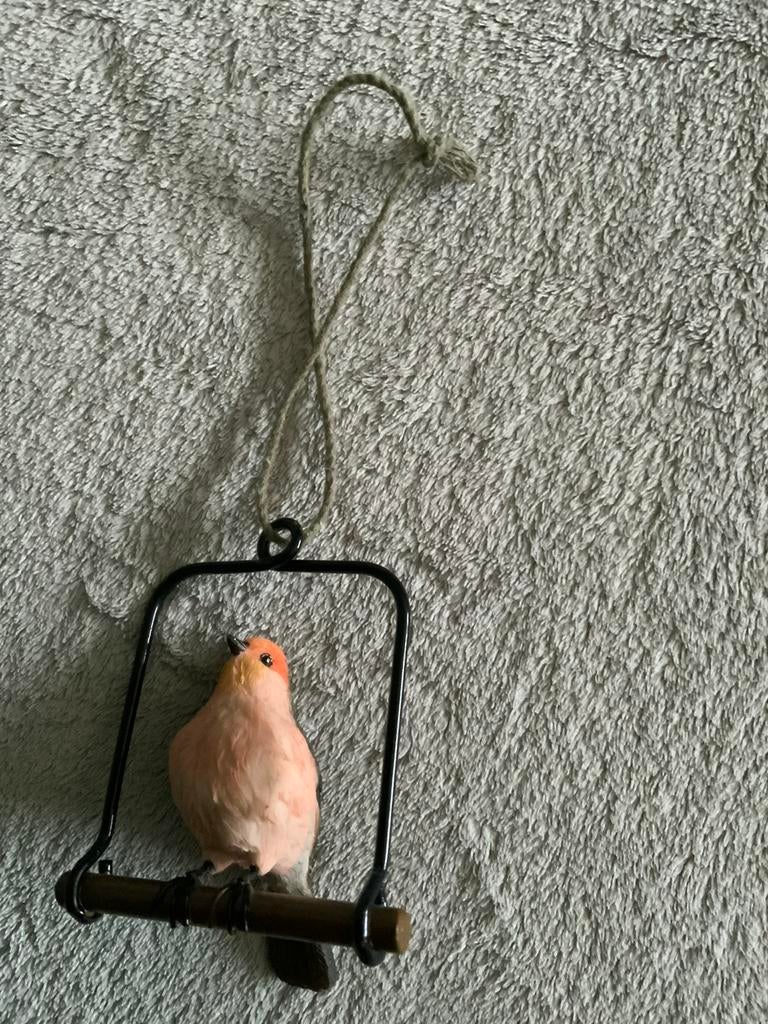 Vogel op een stokje, Antiek en Kunst, Curiosa en Brocante, Ophalen