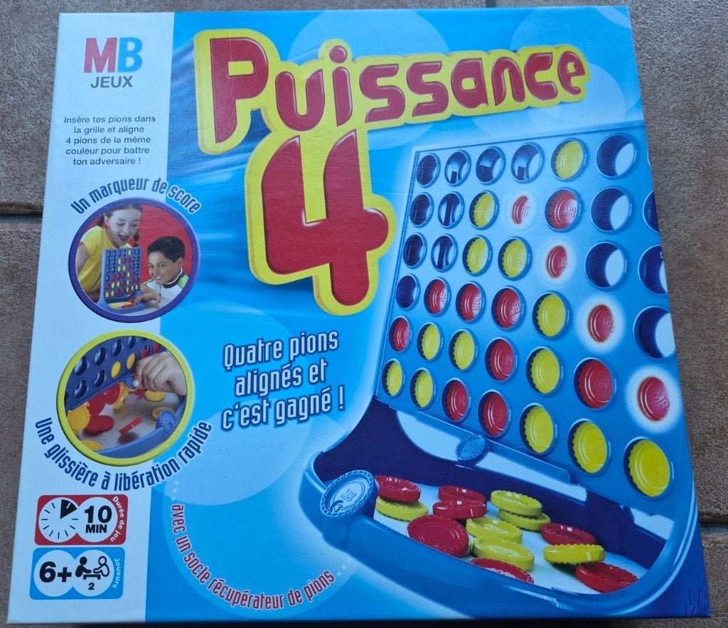 Puissance 4 de MB, 1 ou 2 joueurs, Enlèvement ou Envoi, Comme neuf, MB