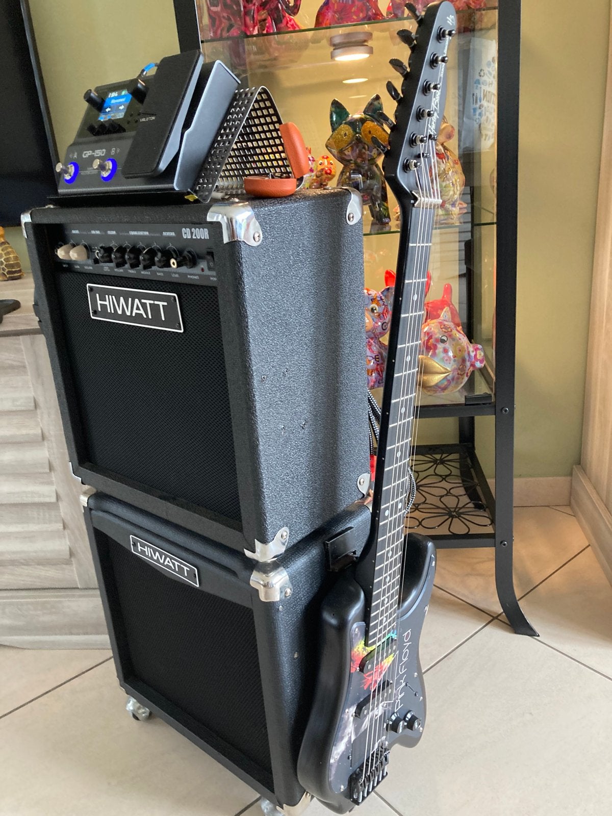 Ampli guitare + haut-parleur actif, Musique & Instruments, Amplis | Basse & Guitare, Comme neuf, Guitare, Enlèvement