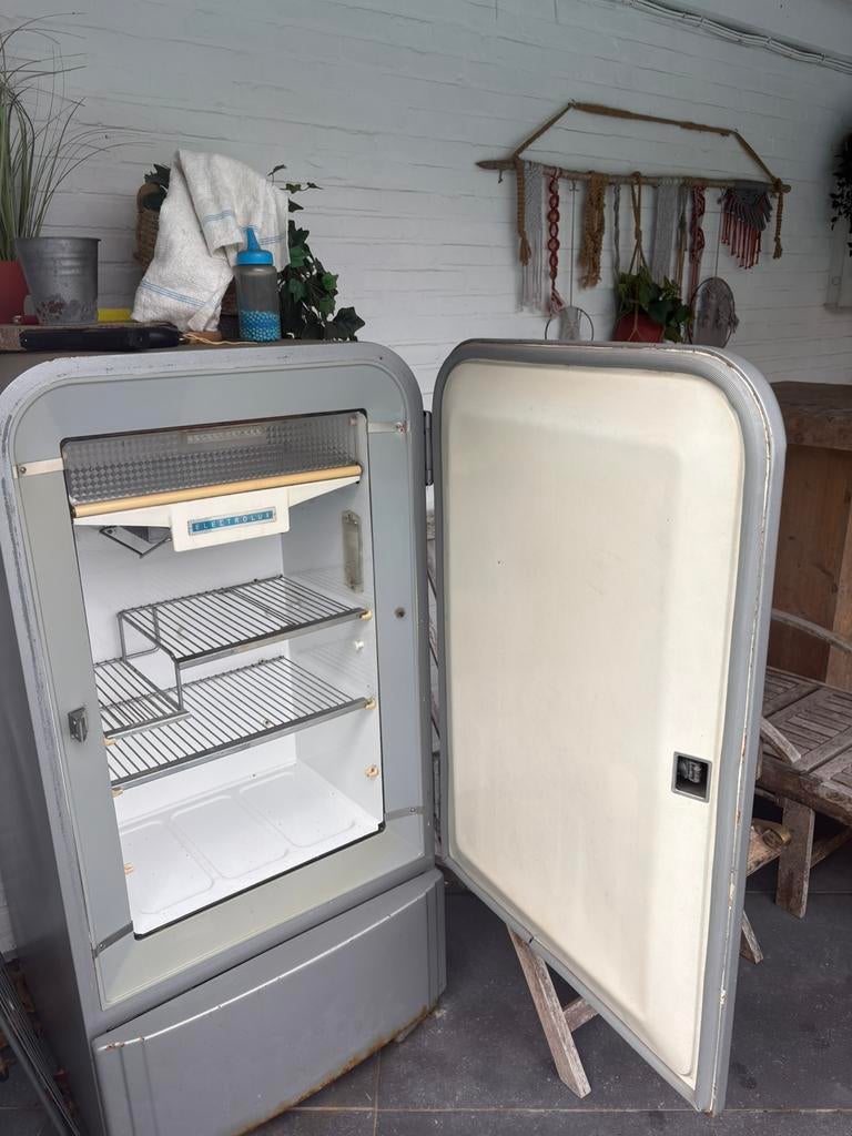 Ijskast retro elektrolux, Ophalen, Minder dan 85 cm, 60 cm of meer, Zonder vriesvak