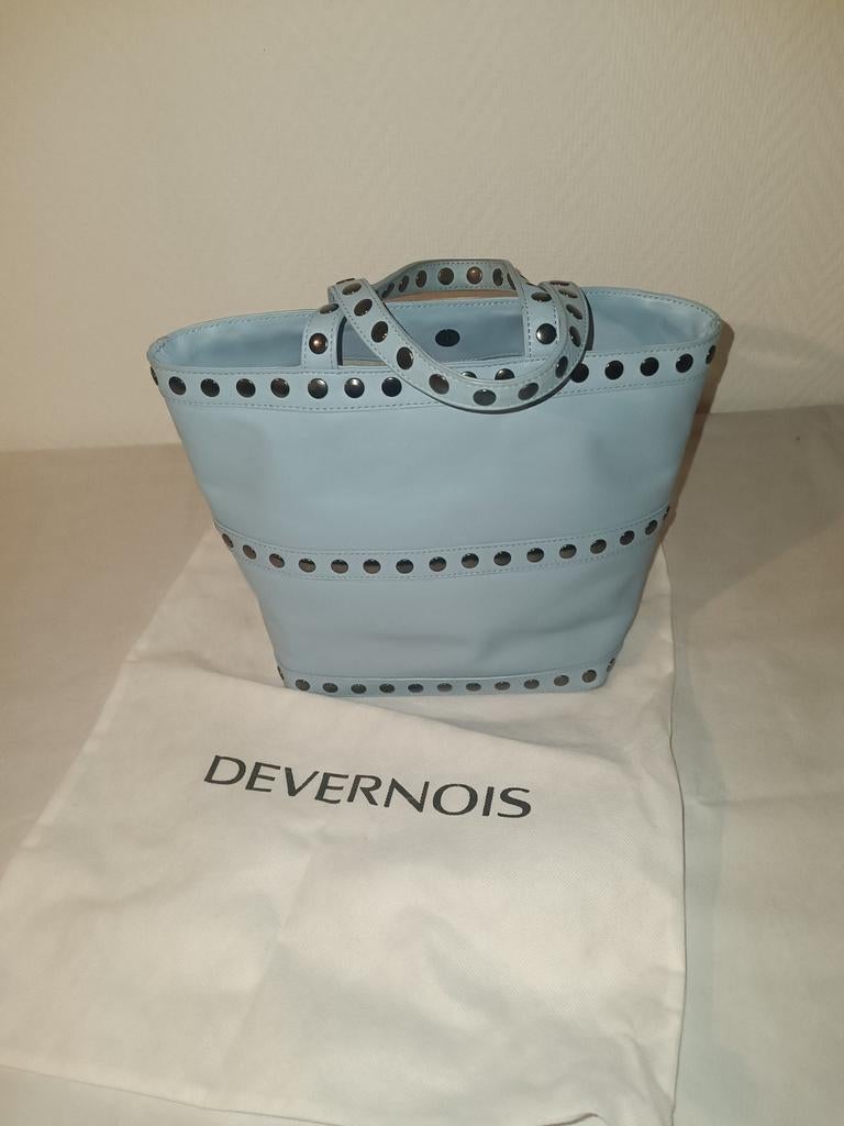 Sac DEVERNOIS bleu ciel très bon état, Ophalen, Blauw