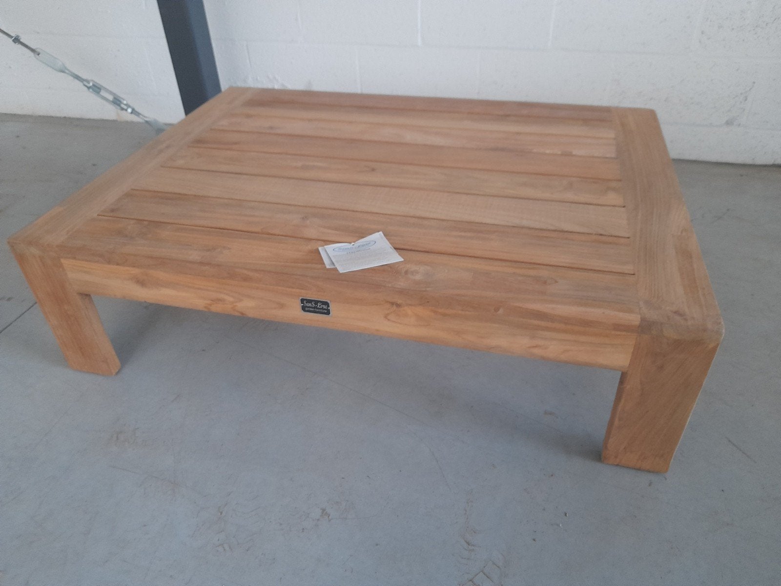 Koffietafel teakhout nieuw, Tuin en Terras, Tuintafels, Ophalen, Teakhout