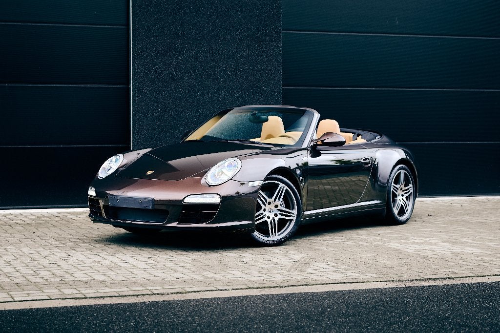 Porsche 997.2 Carrera 4 cabrio PDK 2010, Autos, Cuir, Achat, Beige, Entreprise