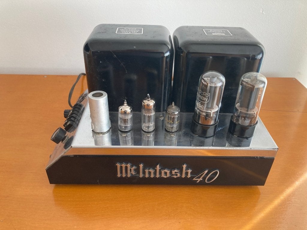 Amplificateurs à tube Mcintosh MC40, Enlèvement, Amplificateur