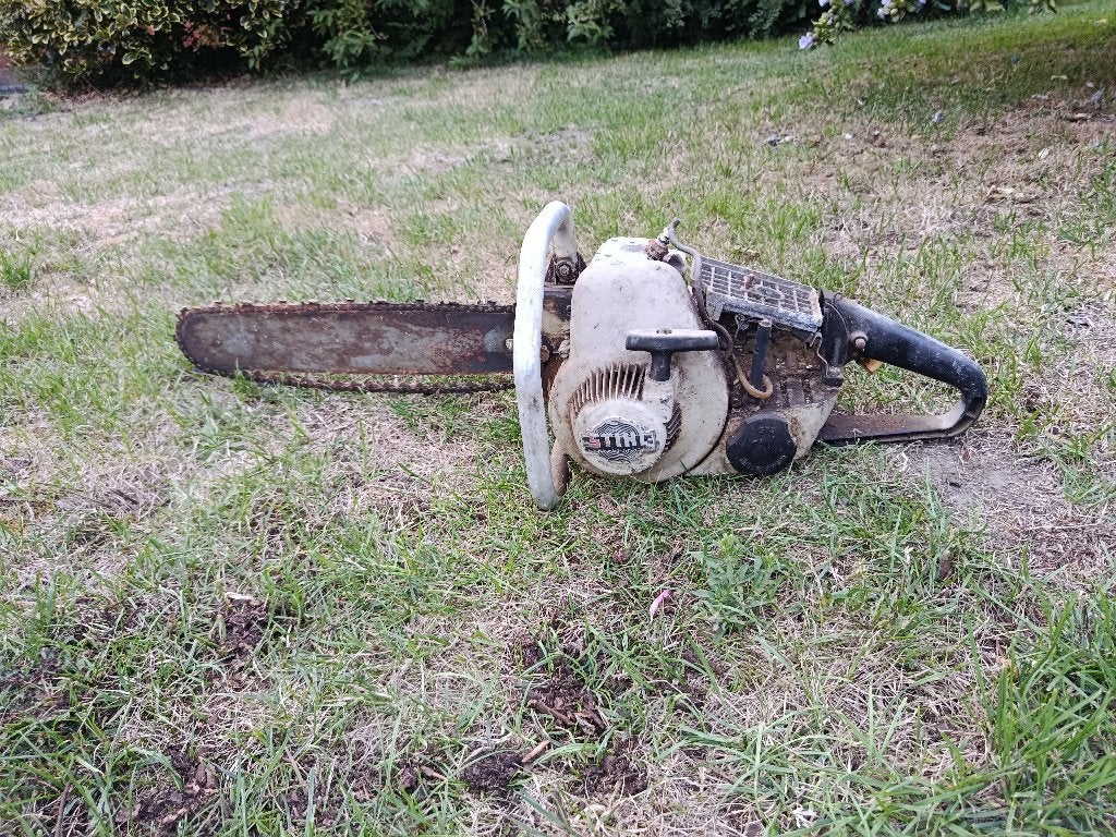Tronçonneuse Stihl vintage, Jardin & Terrasse, Enlèvement, Utilisé
