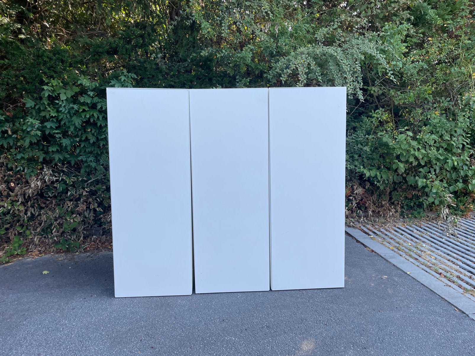 Drie witte opbergkasten, Ophalen, Gebruikt, 100 tot 150 cm, 50 tot 100 cm