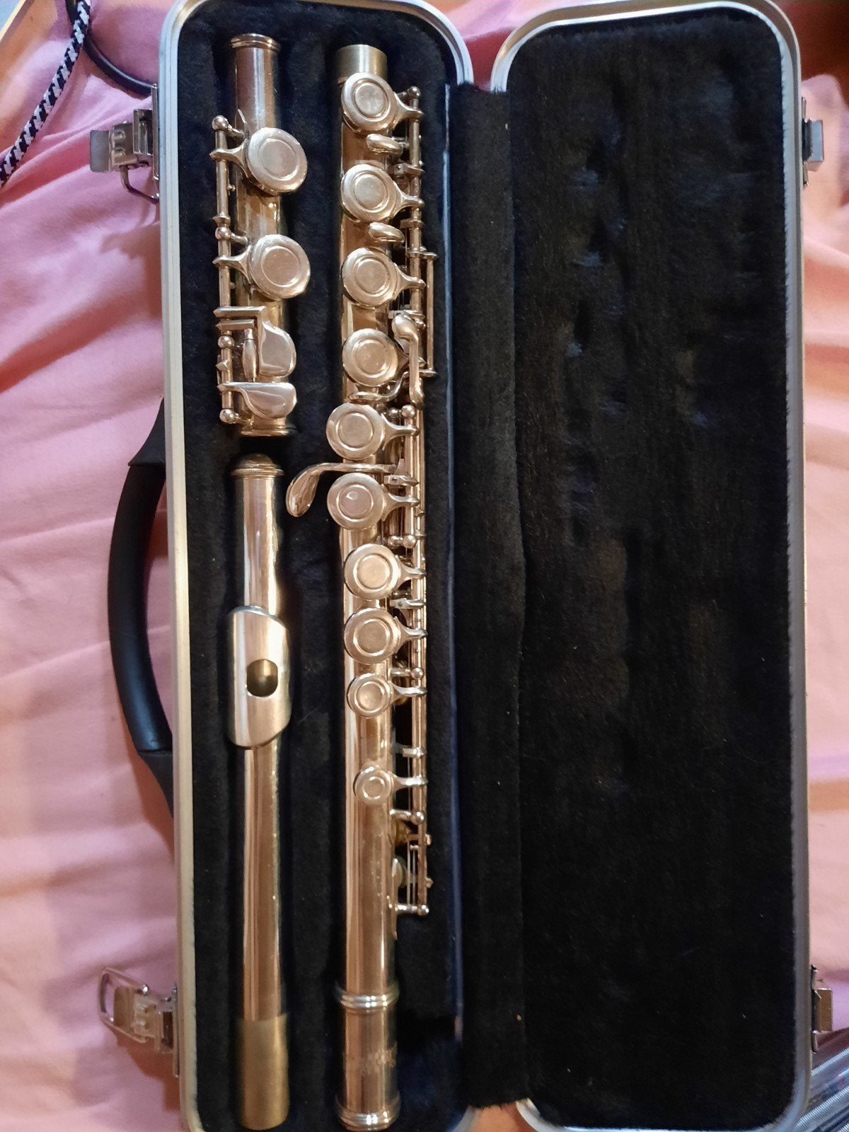Dwarsfluit, Musique & Instruments, Instruments à vent | Flûtes traversières & Piccolos, Enlèvement, Utilisé, Flûte traversière