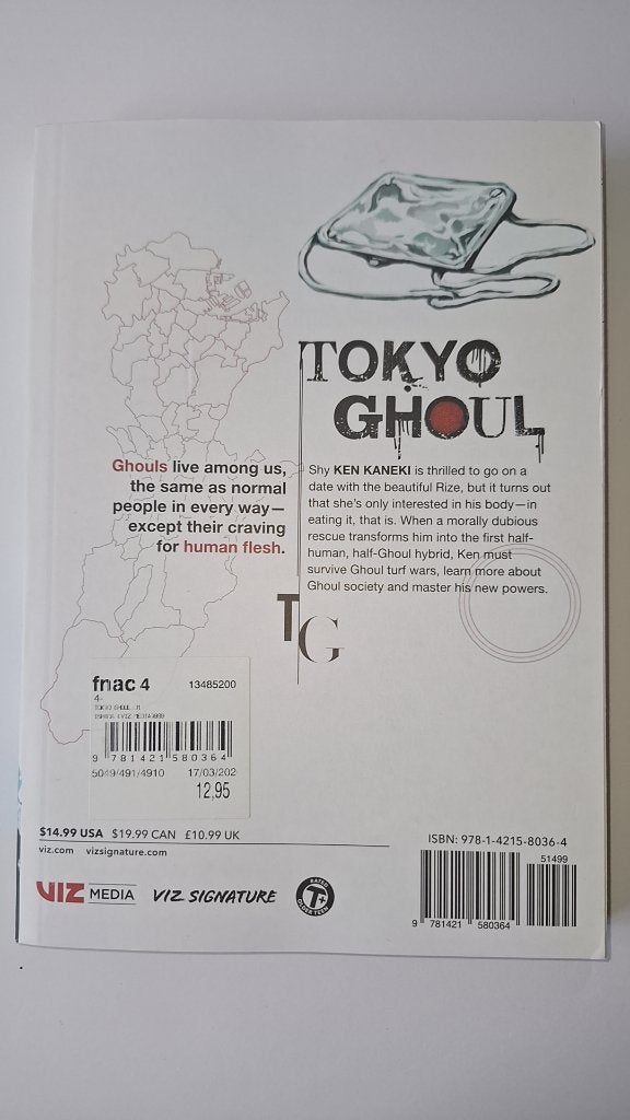 Tokyo Ghoul, manga 1, English, Boeken, Strips | Comics, Eén comic, Ophalen of Verzenden, Nieuw