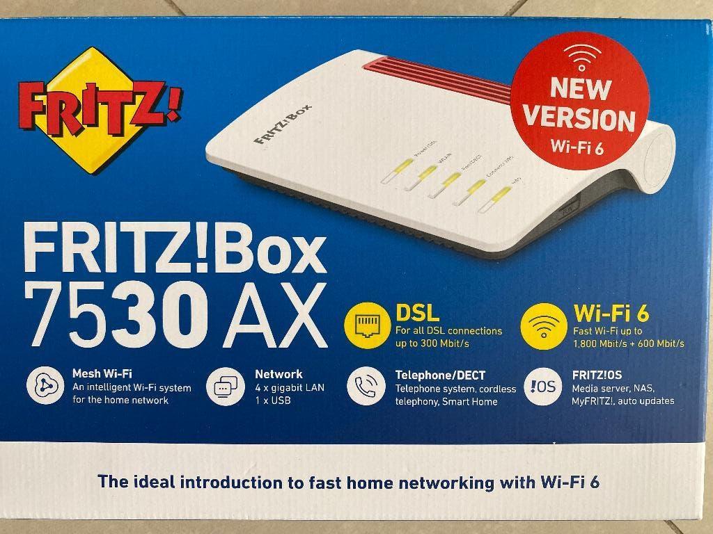 DSL modem Fritzbox 7530 AX België, Telecommunicatie, ISDN en ADSL, Zo goed als nieuw, Modem, Ophalen of Verzenden