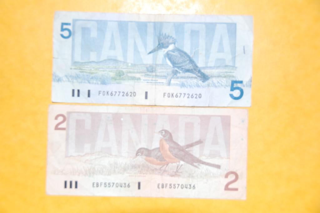 CANADA : 5 & 2 $ 1986 , nice, Verzenden, Noord-Amerika, Setje
