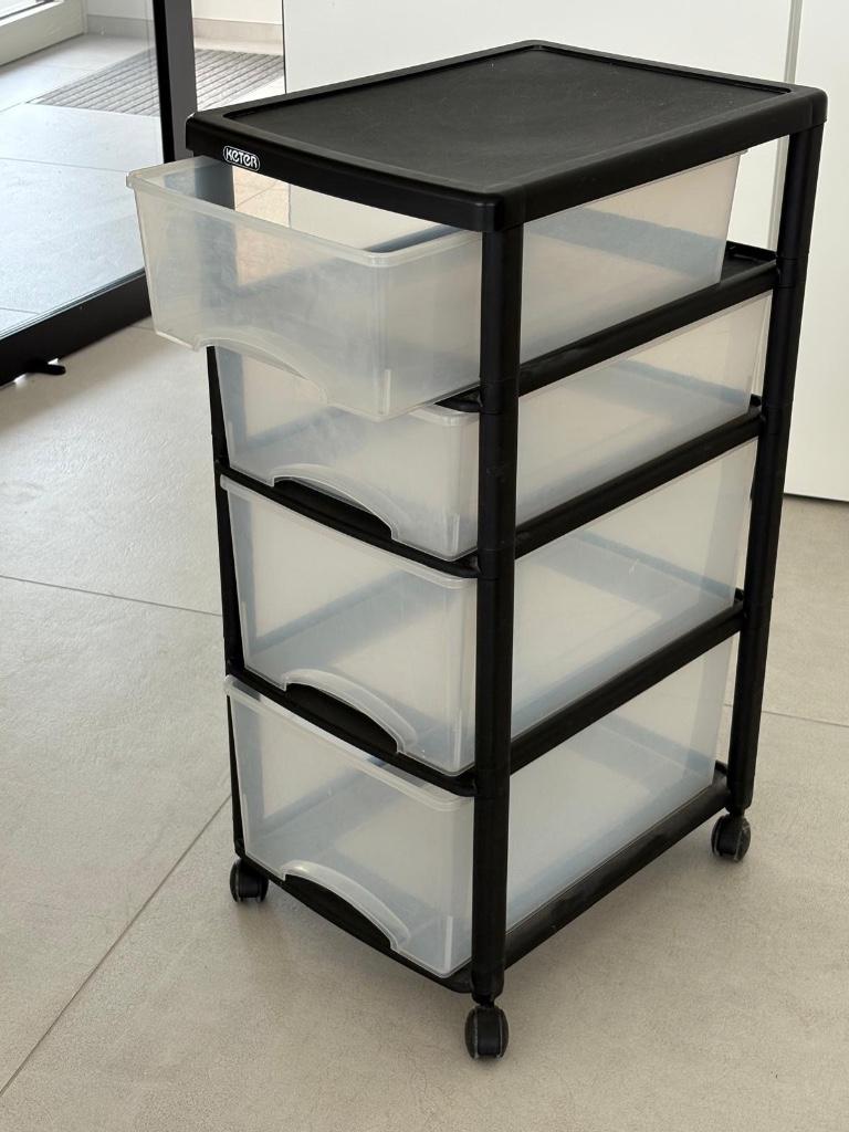 Ladekast pvc, Ophalen, Gebruikt, 3 of 4 laden, Minder dan 100 cm