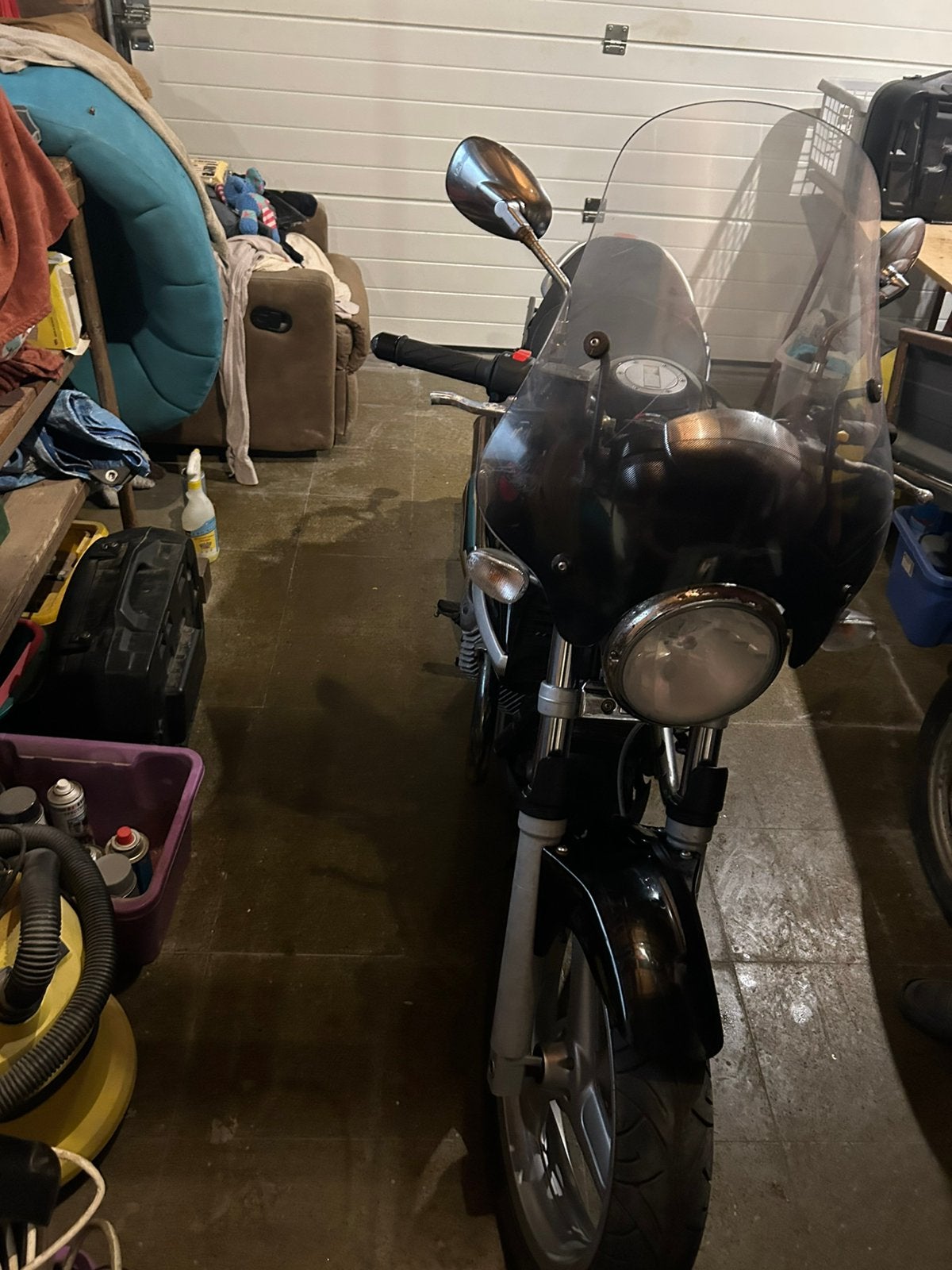 Moto guzzi 750cc, Motoren, 750 cc, 2 cilinders, Motorrijbewijs A, Handgeschakeld