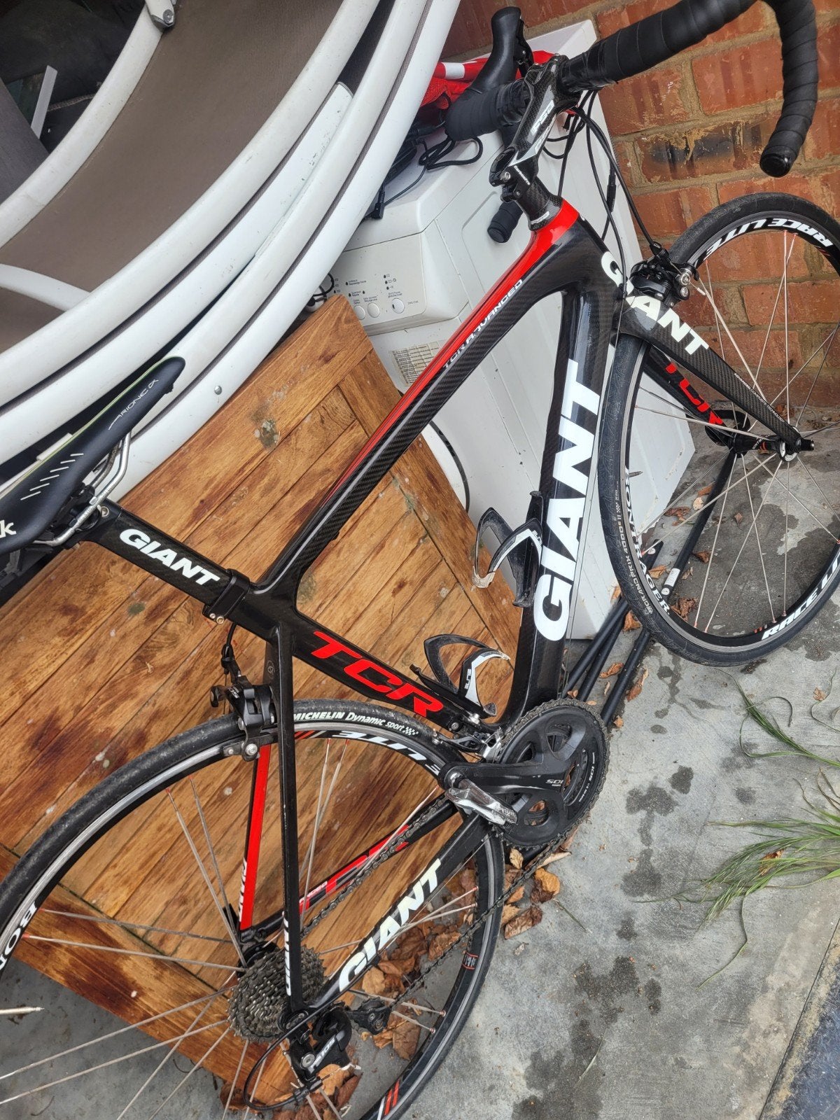 giant tcr shimano105, Ophalen, Giant, Meer dan 20 versnellingen, 53 tot 56 cm