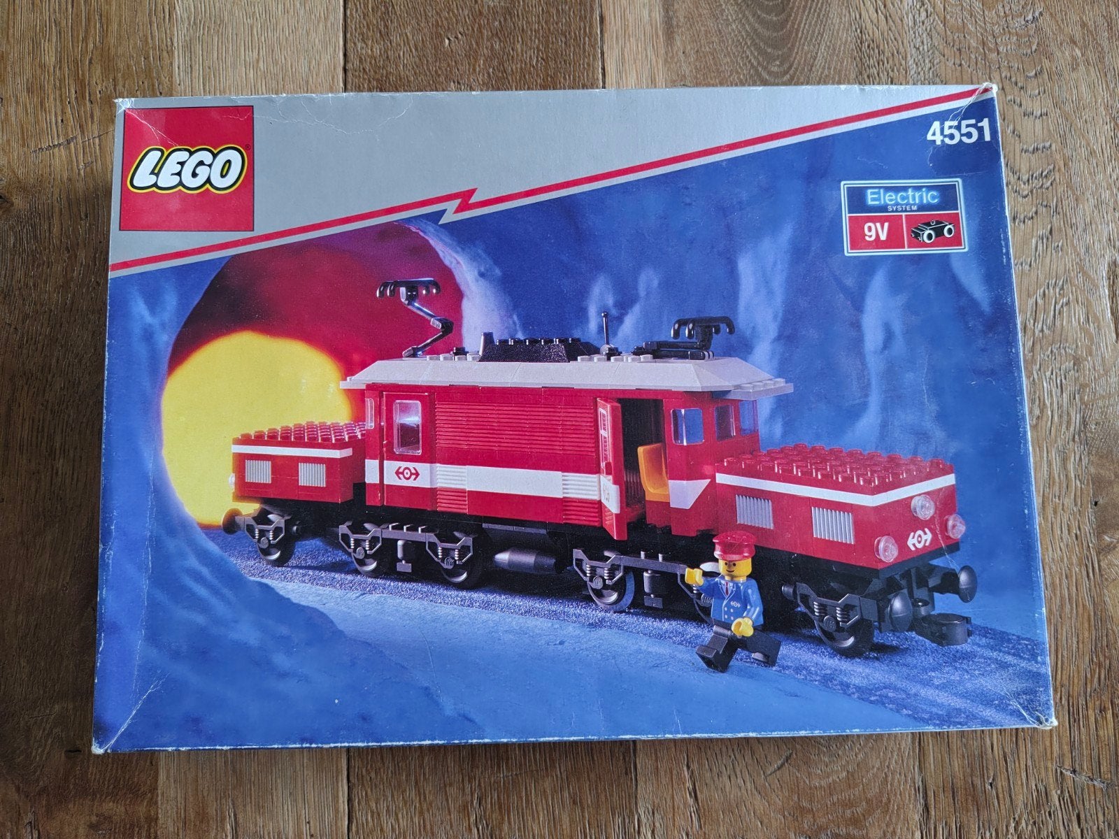 Lego 4551 Crocodile Locomotief CIB, Kinderen en Baby's, Ophalen of Verzenden, Compleet, Lego