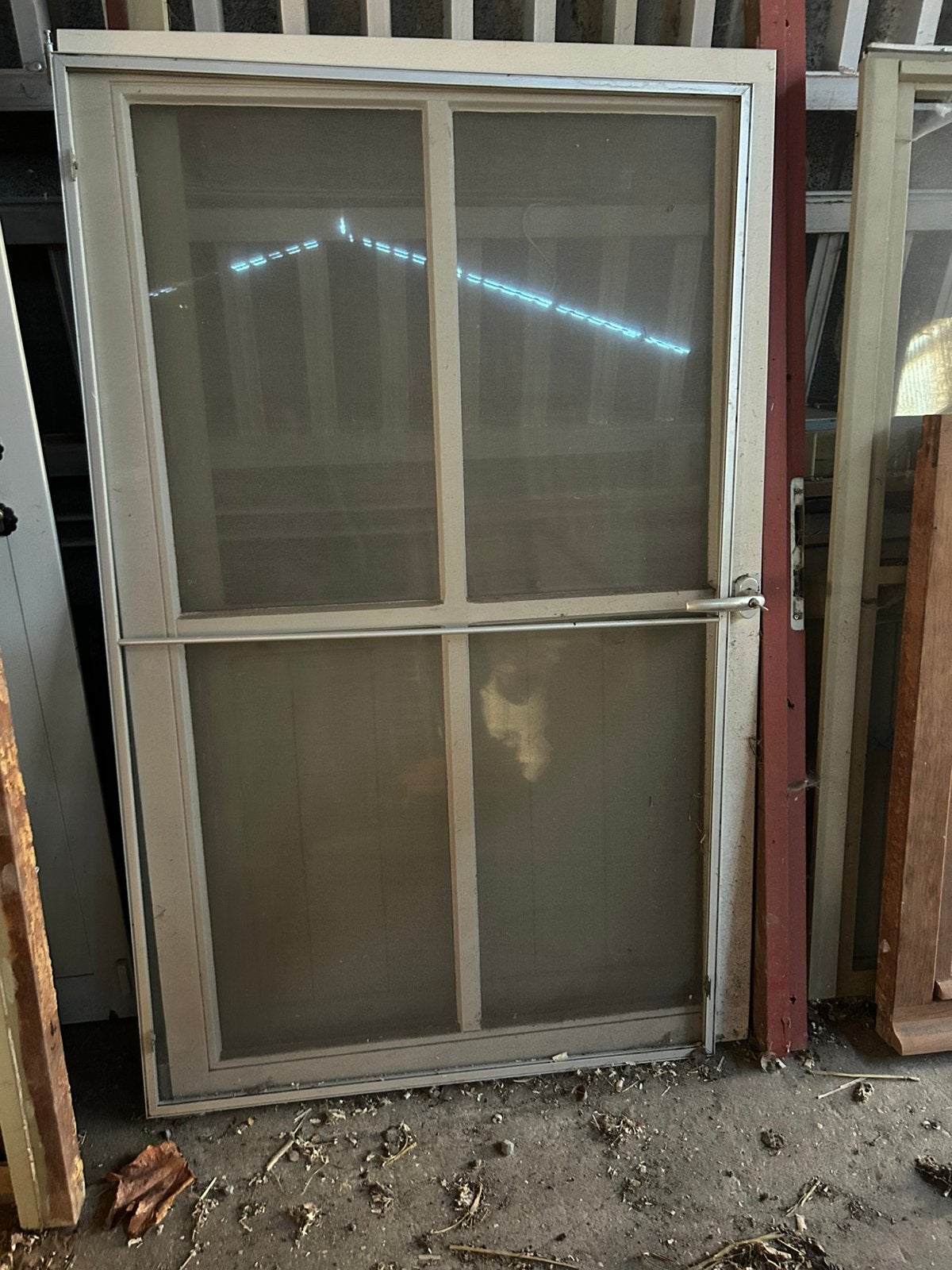 Lot ramen en deuren hoogwaardige isolatie en hout, Ophalen, Gebruikt, Hout, Inclusief glas