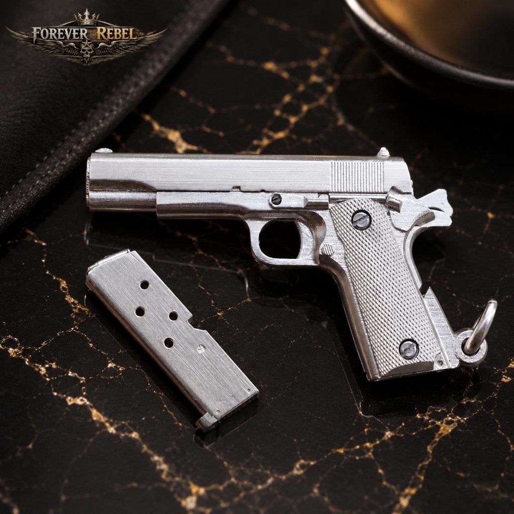 The Last Argument - Colt M1911 Hanger - 925 Zilver, Overige voorstellingen, Verzenden, Nieuw, Zilver