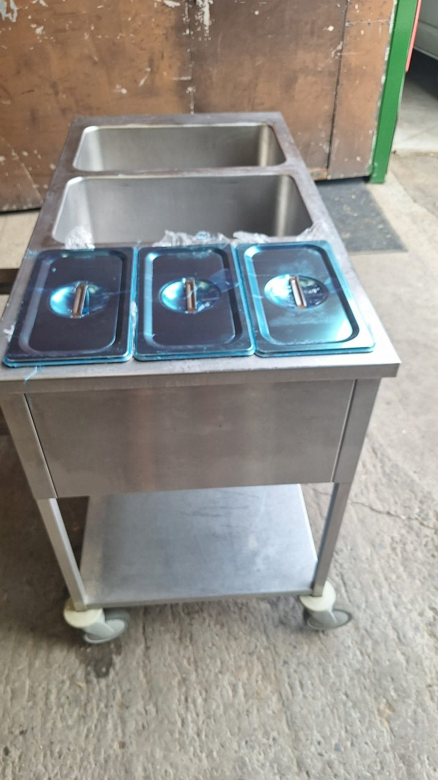 Grote mobiele Bain-Marie, Zakelijke goederen, Horeca | Keukenapparatuur, Ophalen, Gebruikt, Inox Meubilair