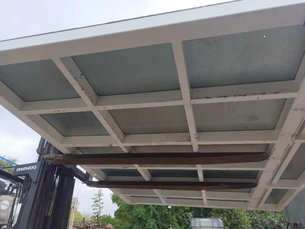 Metalen platform - loopbrug over machinelijn 15 m, Ophalen, Platform - loopbrug, Info@timshop.be, Geen idee