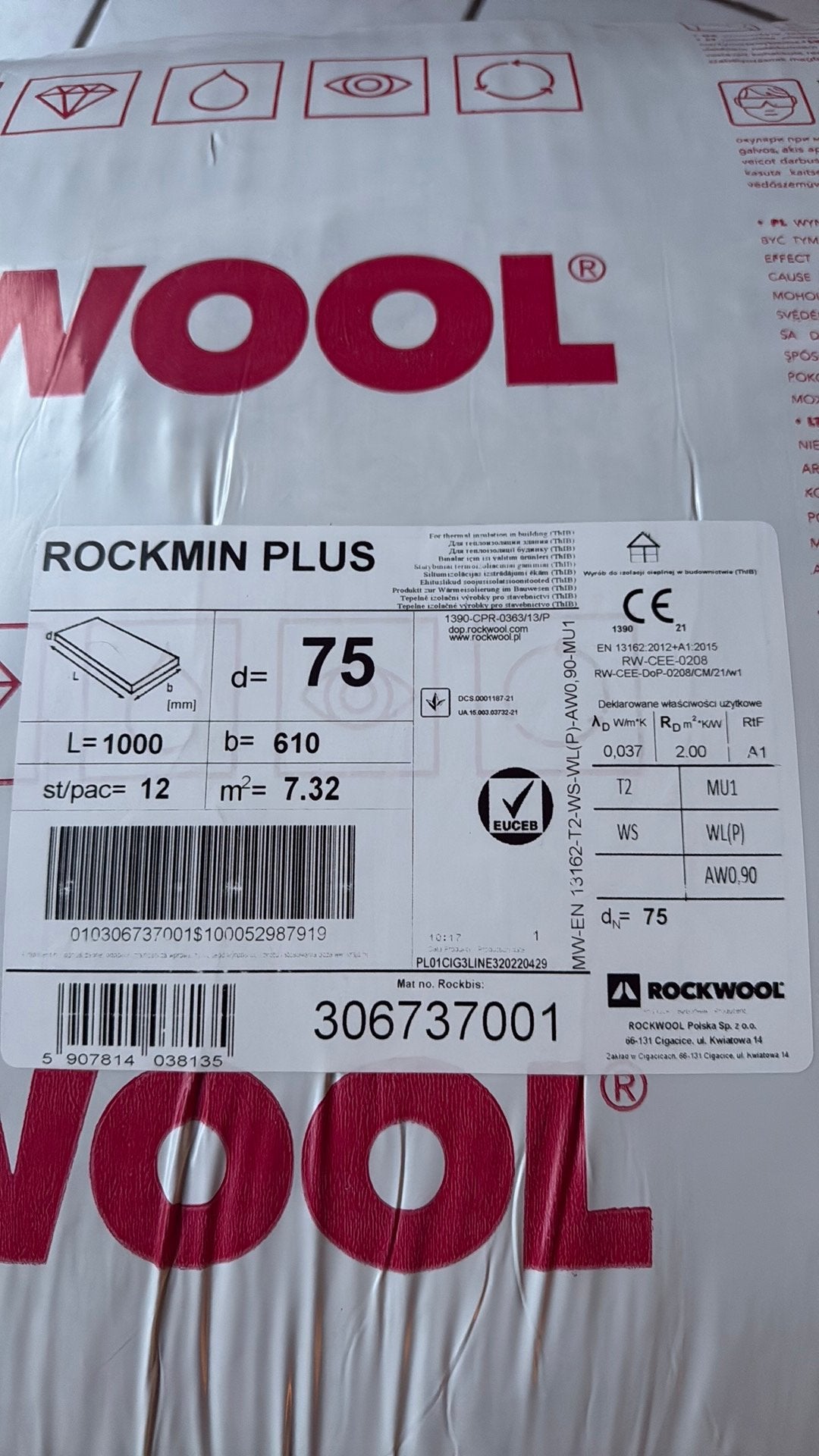 Rockwool GRATIS, Ophalen, Zo goed als nieuw