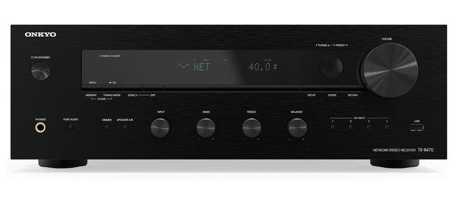 ONKYO TX-8470 — Hoogwaardige hifi-versterker, Audio, Tv en Foto, Ophalen, Zo goed als nieuw, 60 tot 120 watt, Stereo