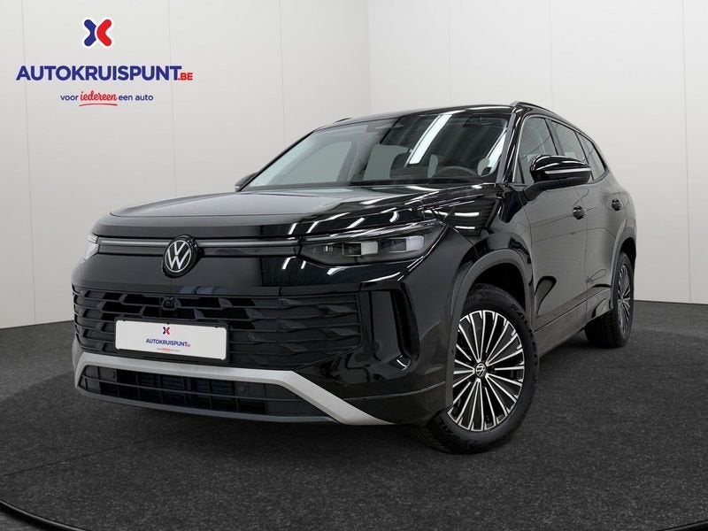 Volkswagen Tayron 1.5 TSI eHybrid DSG Life 7 PL, Auto's, 4 cilinders, Leder en Stof, Zwart, https://public.car-pass.be/vhr/57dc8989-d125-4f20-b7b1-b42dd27b0202