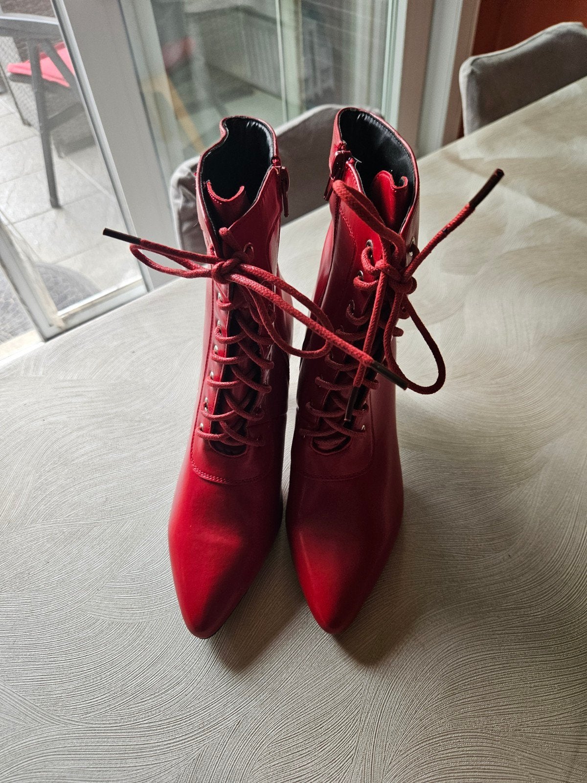 nieuwe laarsjes mt 38, Kleding | Dames, Ophalen, Lage of Enkellaarzen, Nieuw, Rood