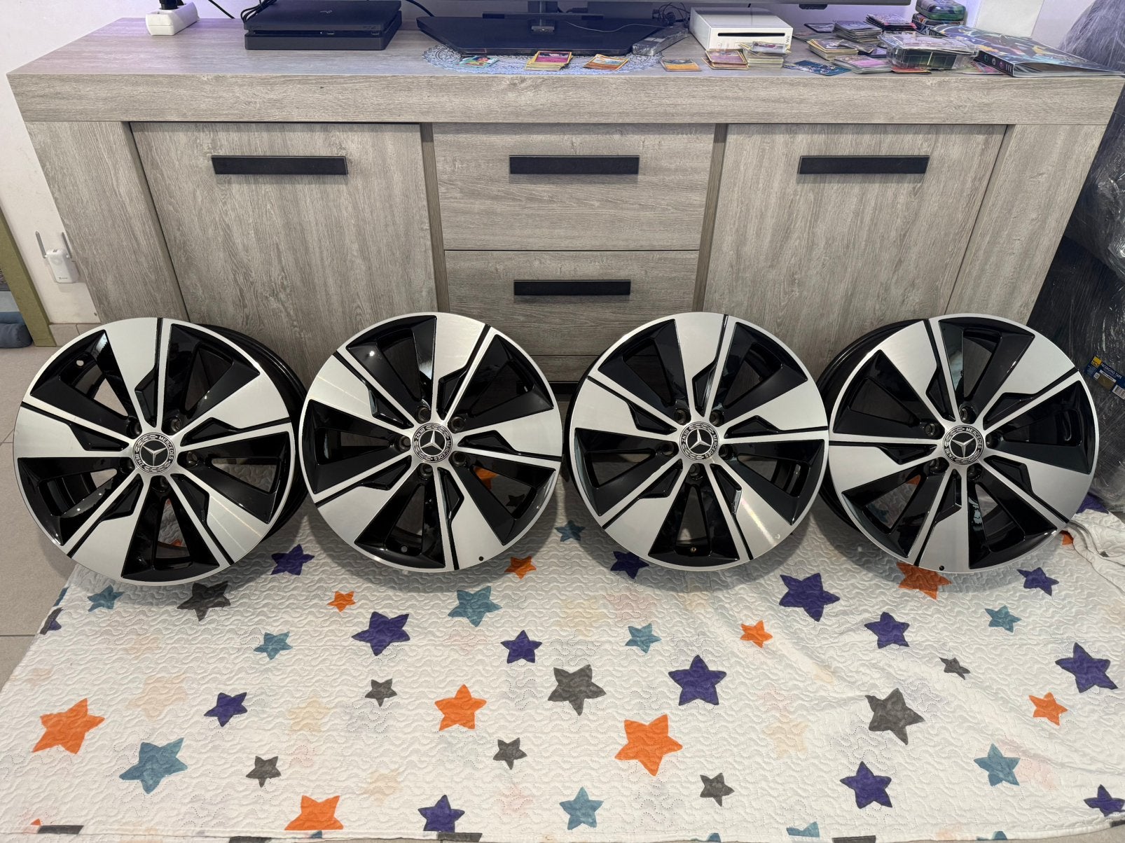 Jantes d'origine Mercedes Classe V W447 de 18 pouces, Enlèvement, Comme neuf