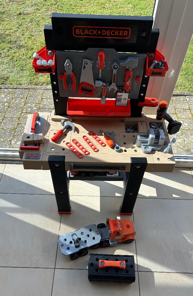 Speelgoed Werkbank en toebehoren Smoby - Black & Decker, Ophalen, Gebruikt