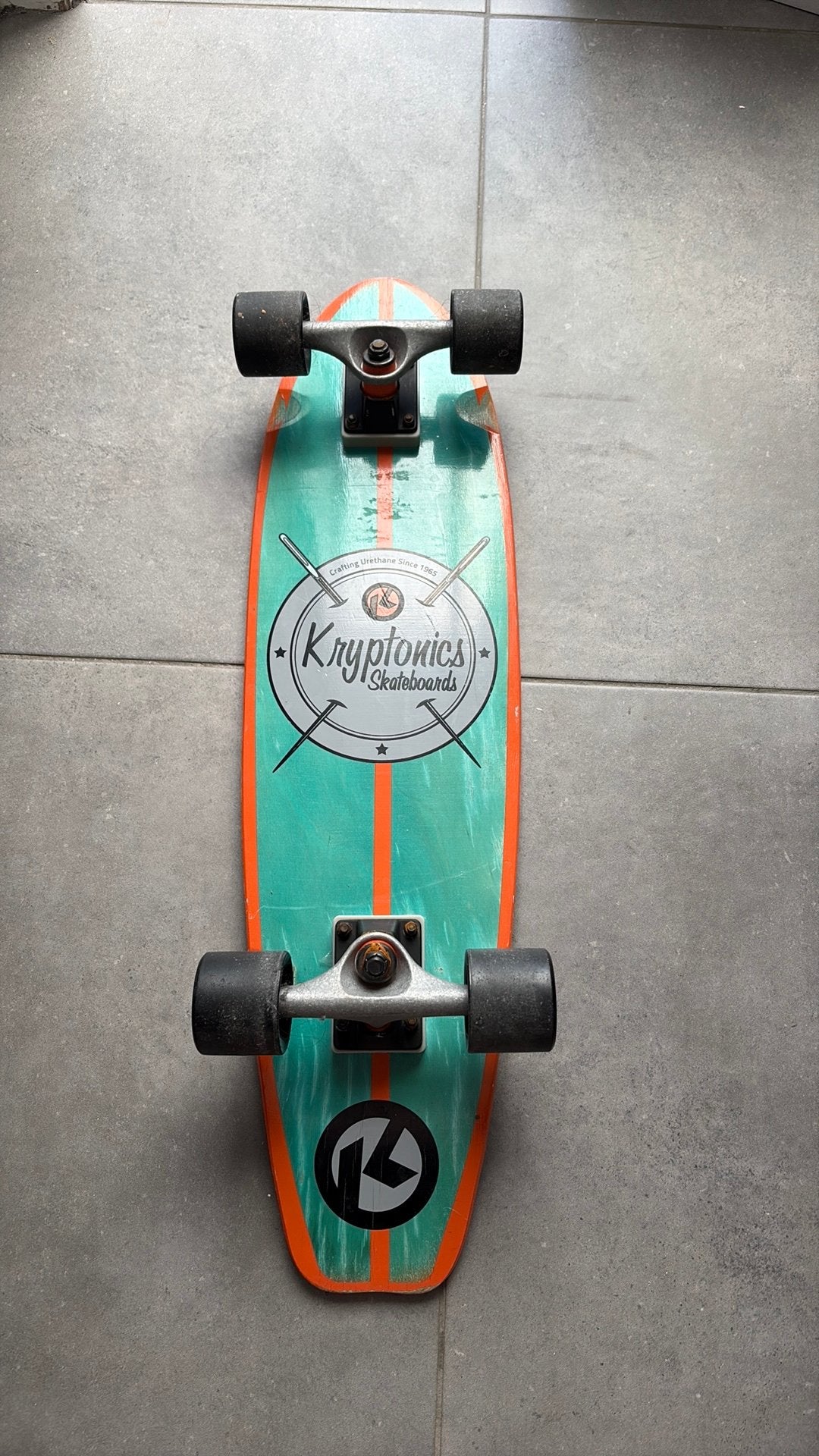 Skateboard Kryptonics, Sport en Fitness, Skateboarden, Ophalen of Verzenden, Zo goed als nieuw, Skateboard