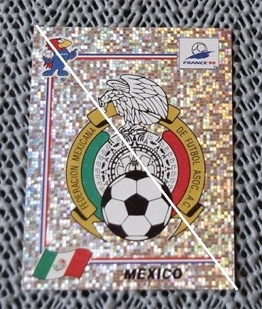Panini/Emblème de la France 98 /Mexique, Collections, Envoi, Neuf, Affiche, Image ou Autocollant