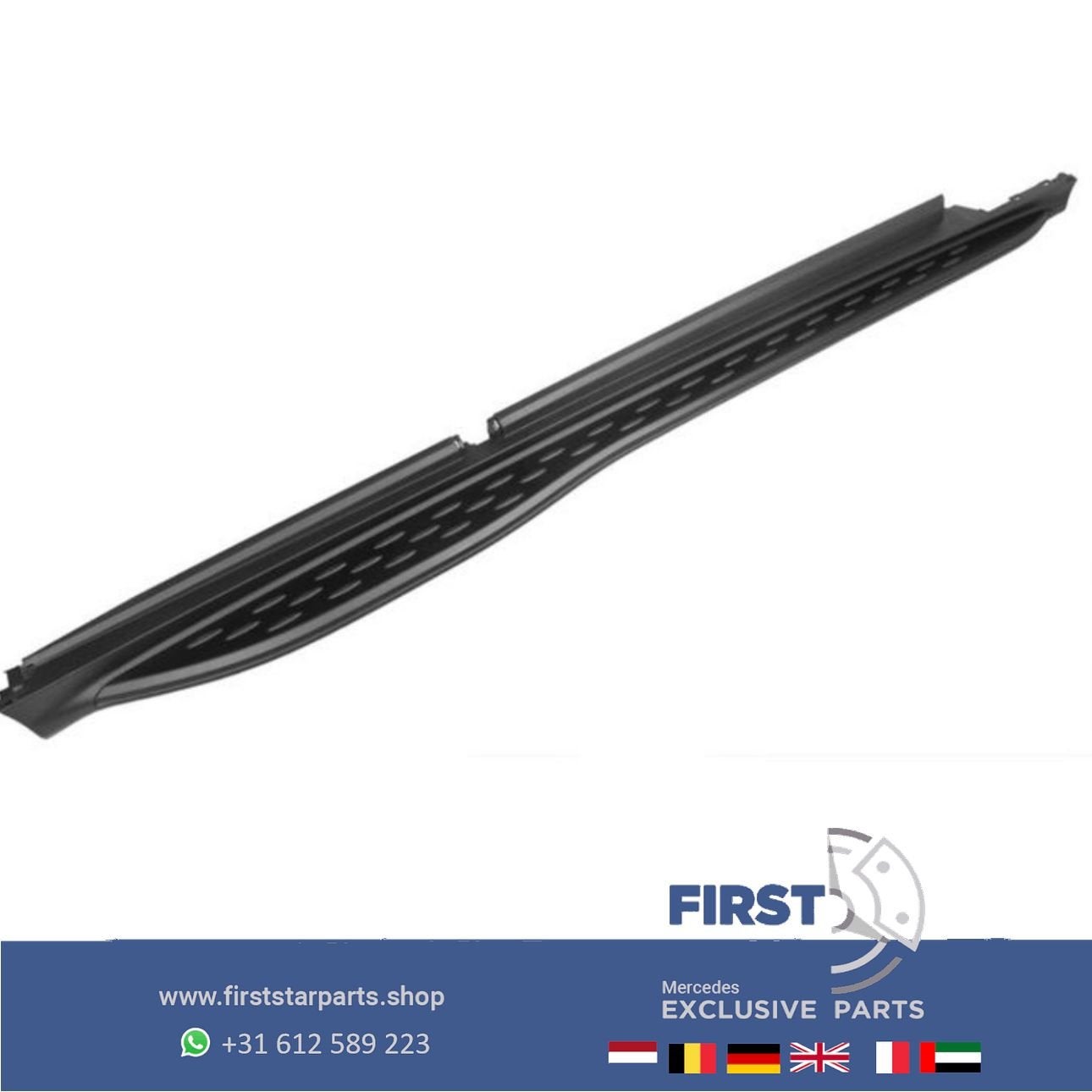 W254 C254 GLC AMG ZIJSKIRT TREEPLANKEN ZWART LINKS RECHTS DO, Utilisé, -, -, Enlèvement ou Envoi
