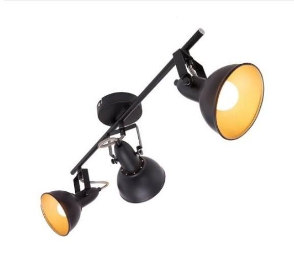 Livarno plafondlamp zwart 55cm, Ophalen of Verzenden, Zo goed als nieuw, Metaal